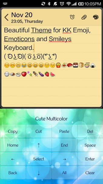 Image 2 for Cute Multicolor Emoji Key…