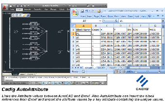 Imagen 0 para AutoCAD Attributes Excel …