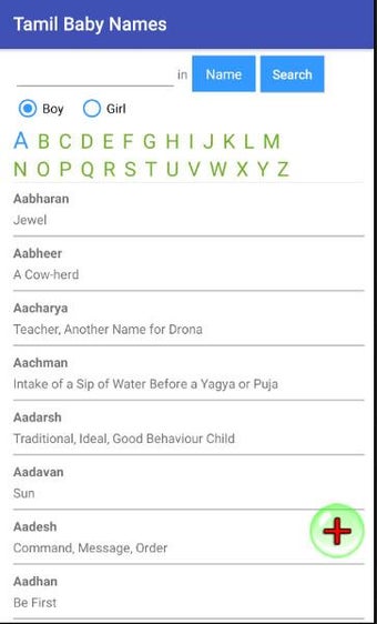 Imagen 2 para Tamil Baby Names & Meanin…