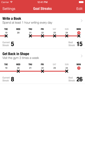 Imagen 0 para Goal Streaks - Daily Goal…