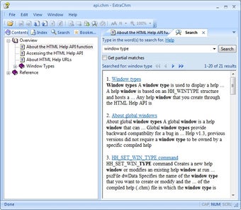 Image 1 for ExtraCHM