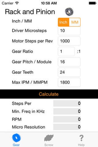 Image 0 for Axis CNC Drive Calculator