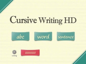 Image 0 for Cursive Writing HD