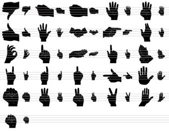 Image 0 for Black Hand Icons