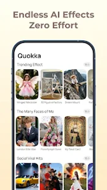 Image 0 for Quokka: Al Video Effects …