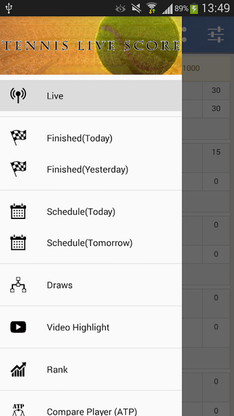 Imagen 0 para Tennis Live Score