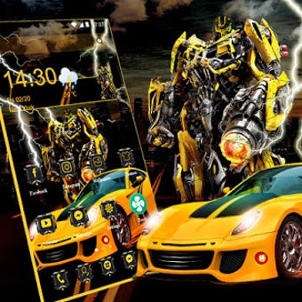 Image 0 for Robot Battle Yellow Car T…