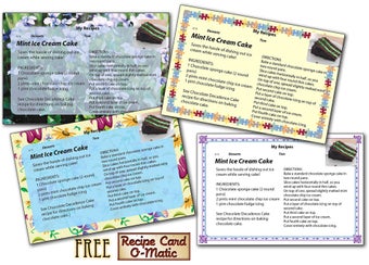 Imagen 2 para Recipe Card O-Matic