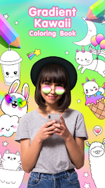 Image 1 for Gradient Kawaii Coloring …