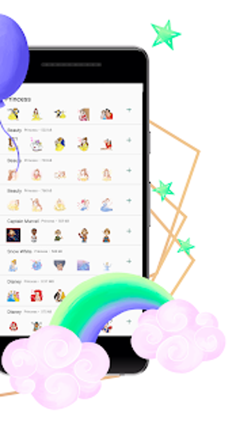 Imagen 2 para Princess Fantasia Sticker…