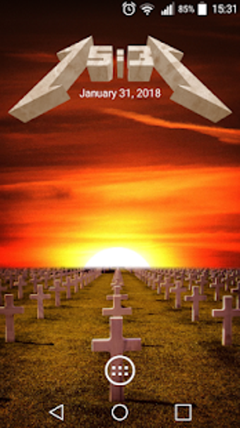 Image 2 for Metallica Clock Widget An…