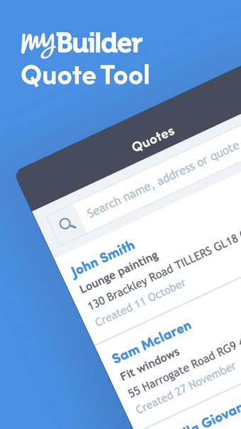 Image 0 for MyBuilder Quote Tool