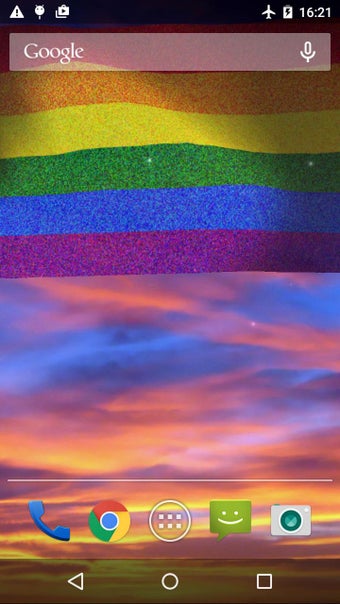 Imagen 1 para Rainbow Flag LWP (LGBT Pr…