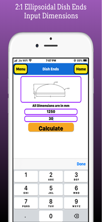 Imagen 0 para Dish Ends Calculator
