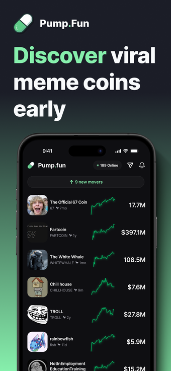 Imagen 0 para pump.fun: Meme Coins