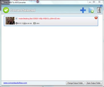 Image 0 for Free MKV to AVI Converter