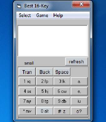 Imagen 0 para Best 16-Key Typing
