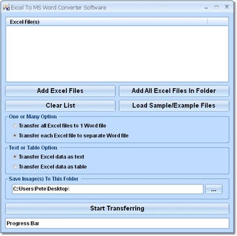 Imagen 0 para Excel To MS Word Converte…
