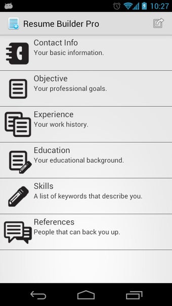 Imagen 1 para Resume Builder Pro