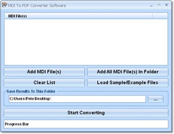 Image 0 for MDI To PDF Converter Soft…