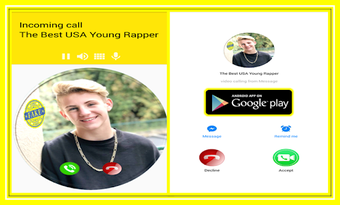 Imagen 0 para Fake Video Call Boys Rapp…