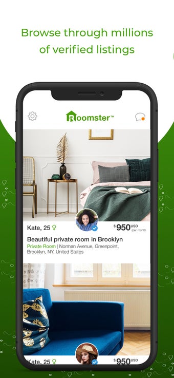 Imagen 1 para Roomster: Roommates & Roo…