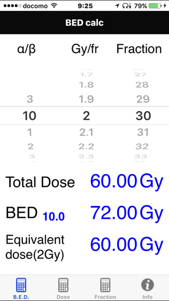 Image 0 for BED calculator : radiatio…