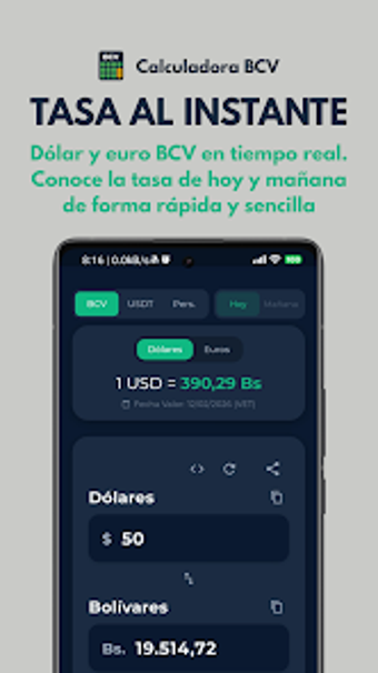 Image 0 for Calculadora BCV: Dólar Ho…