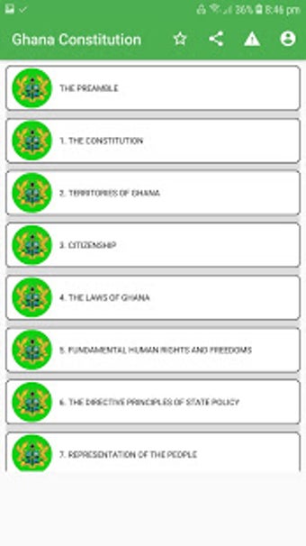 Image 2 for Ghana Constitution Book 1…