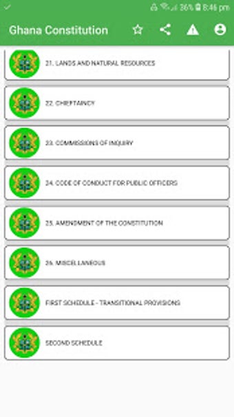 Image 0 for Ghana Constitution Book 1…