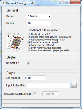 Imagen 0 para Blackjack Strategyzer