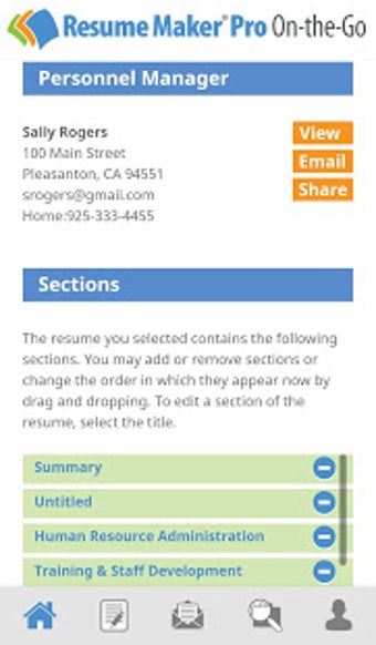 Image 0 for Resume Maker On-the-Go