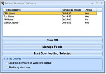Image 0 for Podcast Download Software