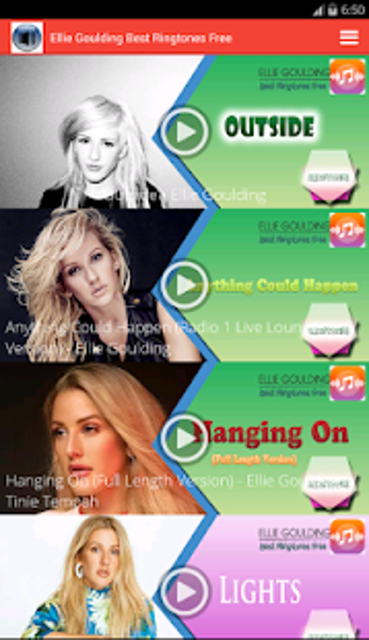 Imagen 1 para Ellie Goulding Best Ringt…