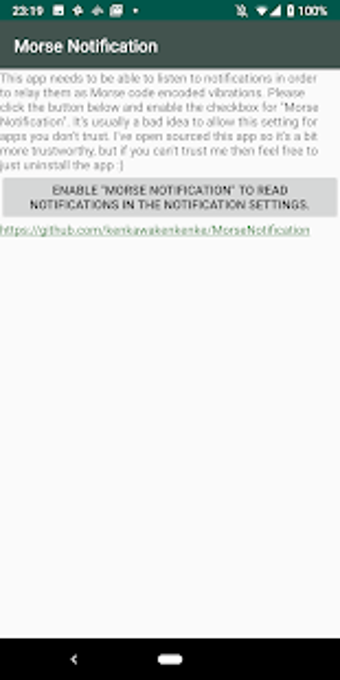 Image 1 for Morse Notification