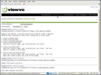 Imagen 1 para ViewVC for Linux