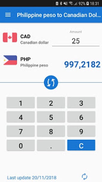 Image 2 for Philippine peso to Canadi…
