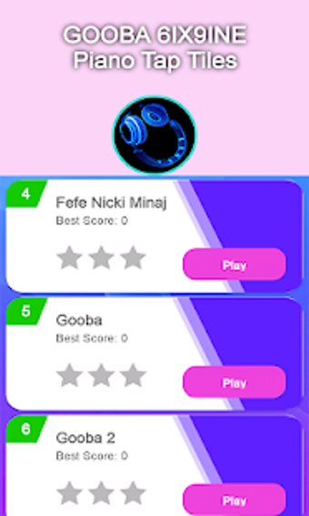 Imagen 1 para 6IX9INE Piano Tap Tiles.