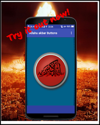 Image 1 for Allahu akbar Buttons