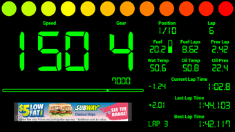 Imagen 0 para Fast Dash for iRacing