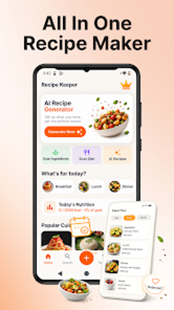 Imagen 0 para AI Recipe Keeper: Meal Pl…
