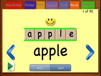 BT Sight words 1100 (Dolch, Fry, Spelling) words for iOS - Free ...