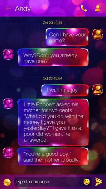 Image 1 for GO SMS SHINING LIGHT THEM…