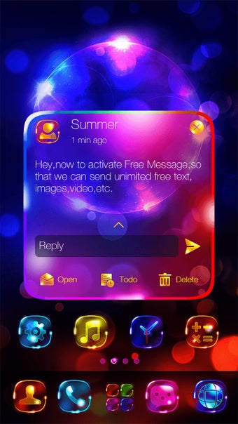 Imagen 3 para GO SMS SHINING LIGHT THEM…
