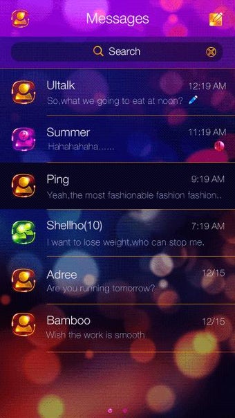 Imagen 2 para GO SMS SHINING LIGHT THEM…