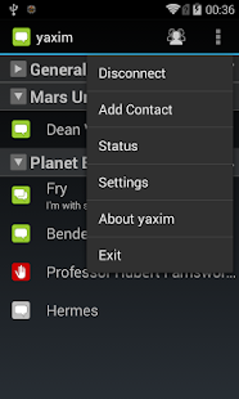 Image 2 for yaxim - XMPP/Jabber clien…