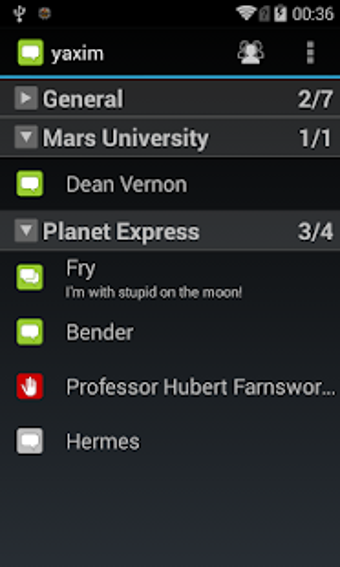 Image 0 for yaxim - XMPP/Jabber clien…