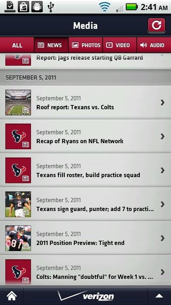 Imagen 3 para Houston Texans Mobile App