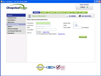 Image 0 for OnePriceTaxes Tax Softwar…