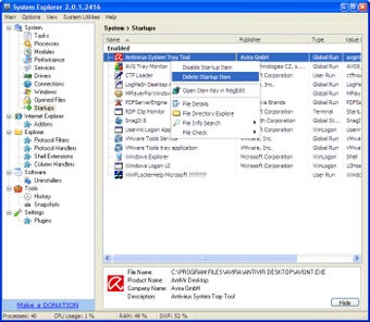 Image 5 for System Explorer Portable